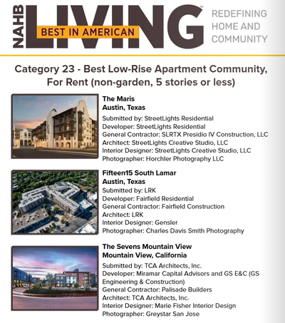 The Sevens - 2025 Best in American Living Award Winner